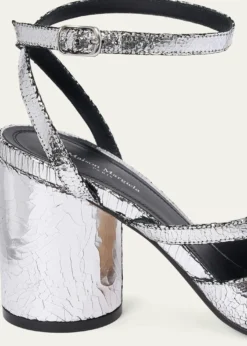 Maison MargielaTabi Broken Mirror Leather Split-Toe Pumps