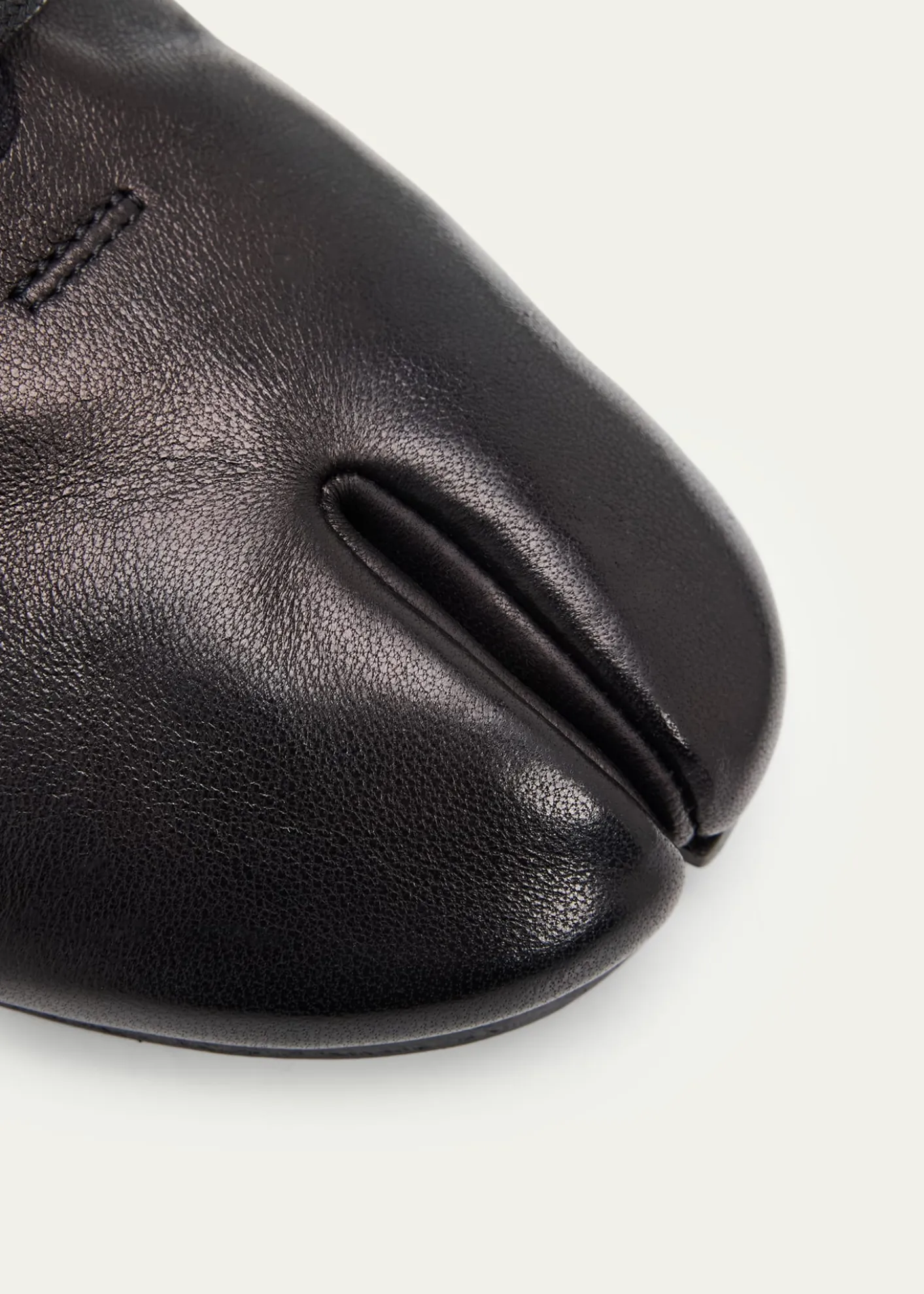 Maison MargielaTabi Jazz Leather Lace-Up Flats