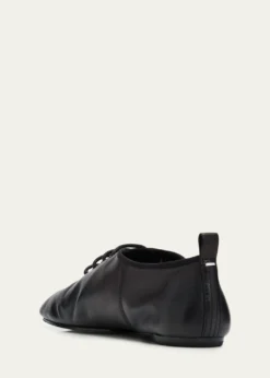 Maison MargielaTabi Jazz Leather Lace-Up Flats
