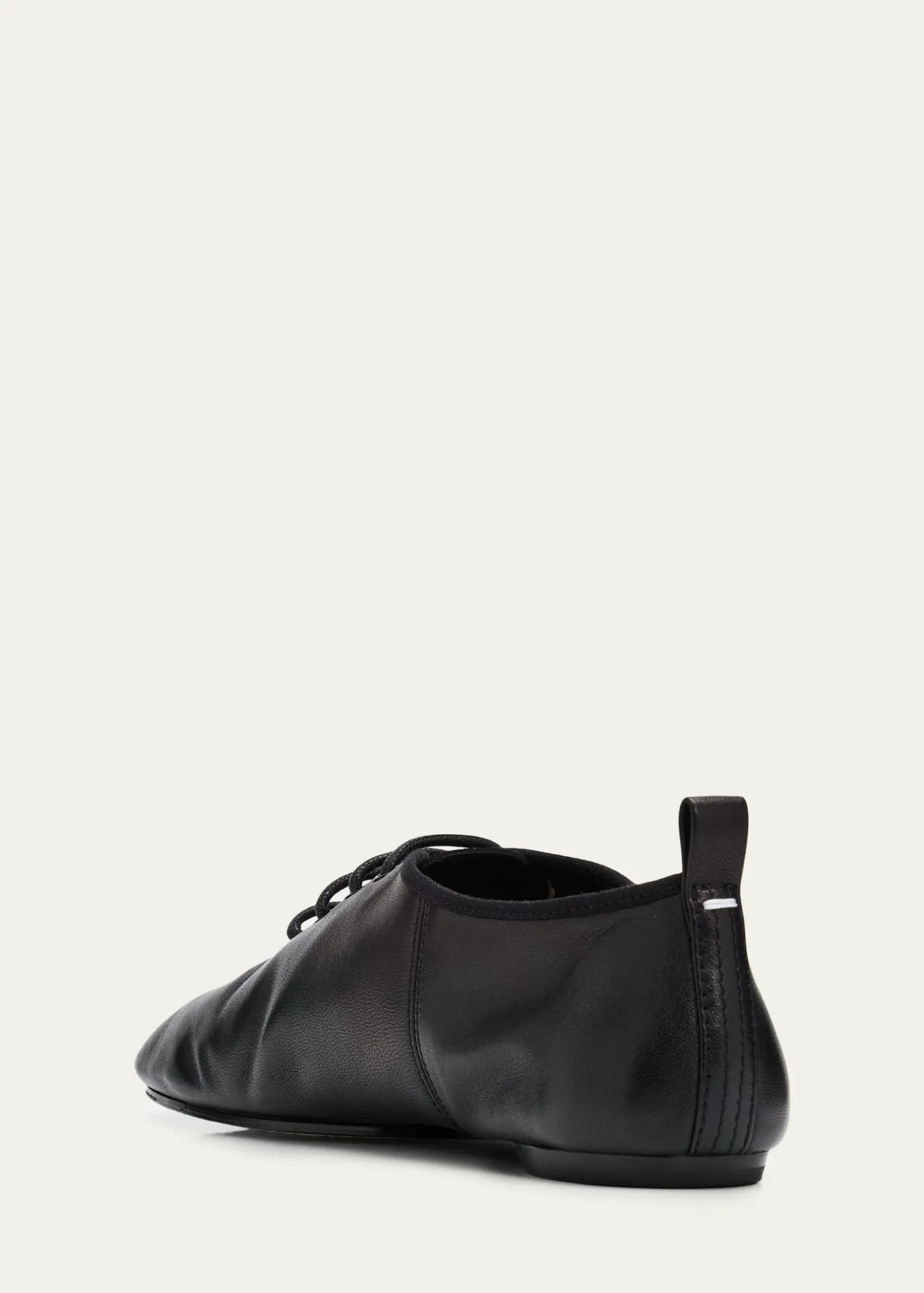 Maison MargielaTabi Jazz Leather Lace-Up Flats