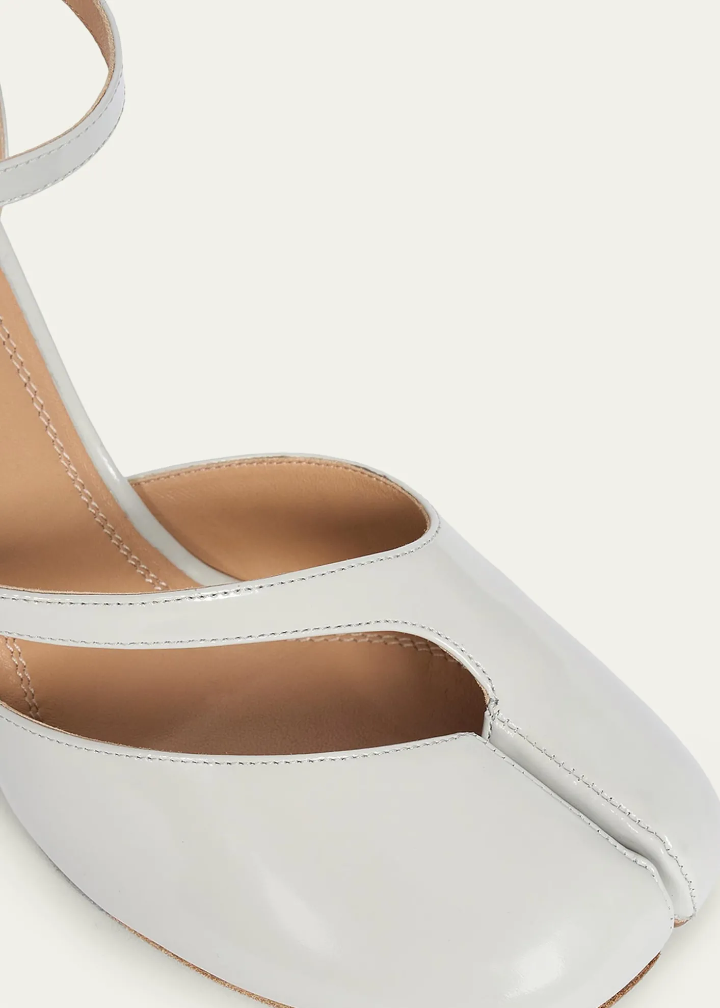 Maison MargielaTabi Leather Split-Toe Pumps