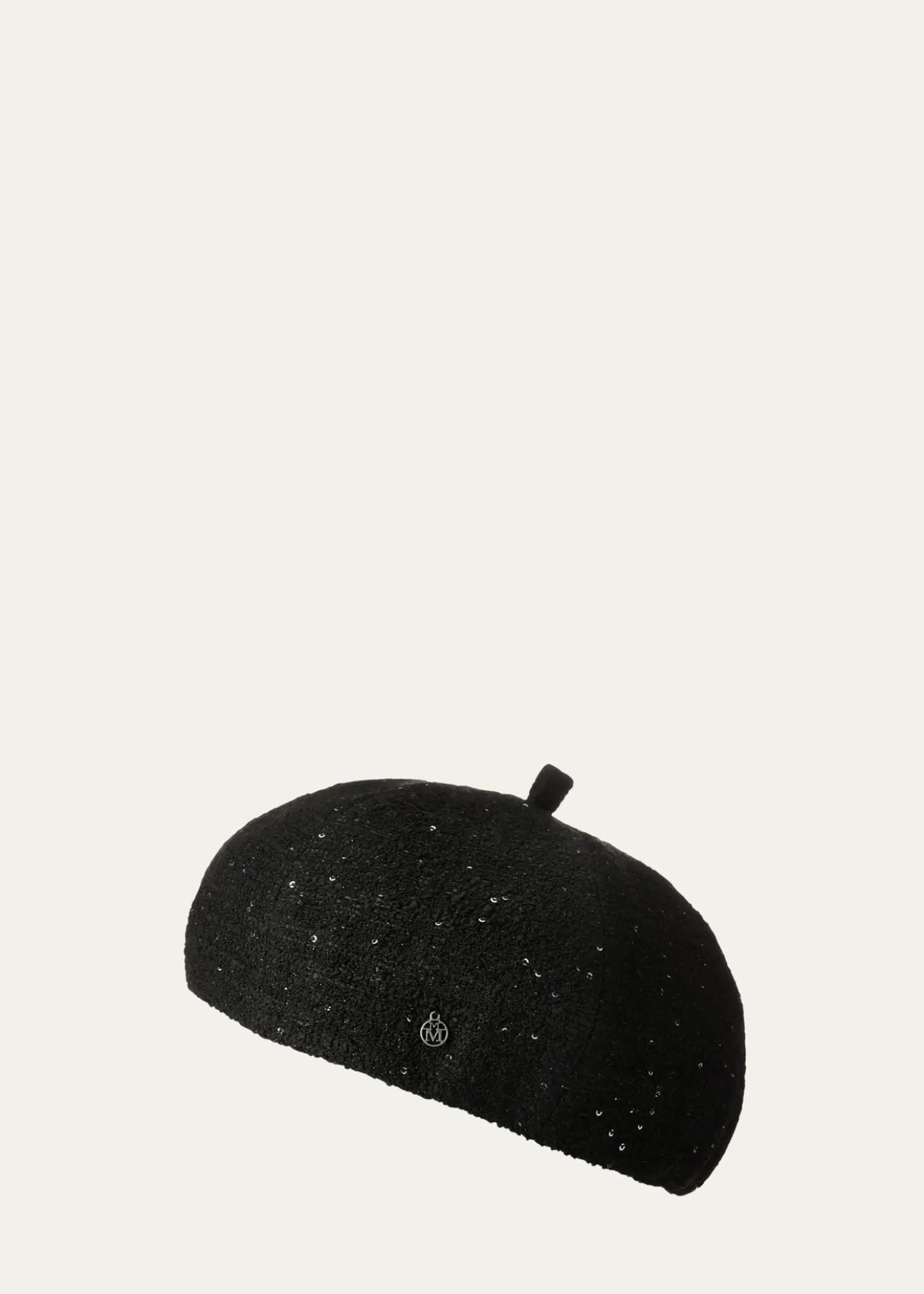 Maison MichelEmy Sequin Tweed Beret Hat