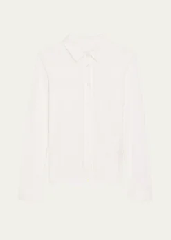 Majestic FilaturesButton-Down Stretch Linen Shirt
