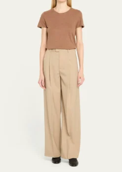 Majestic FilaturesCrewneck Stretch Linen Tee