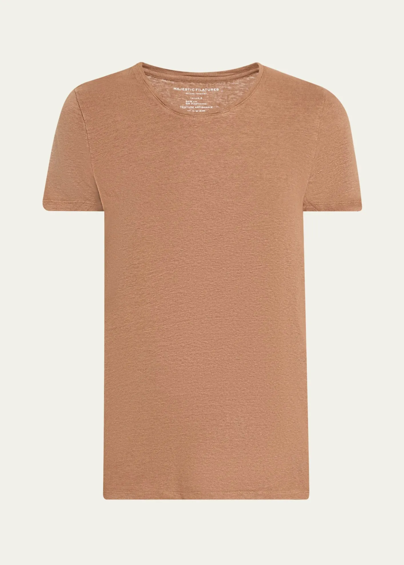 Majestic FilaturesCrewneck Stretch Linen Tee