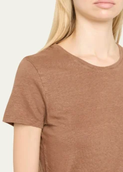 Majestic FilaturesCrewneck Stretch Linen Tee