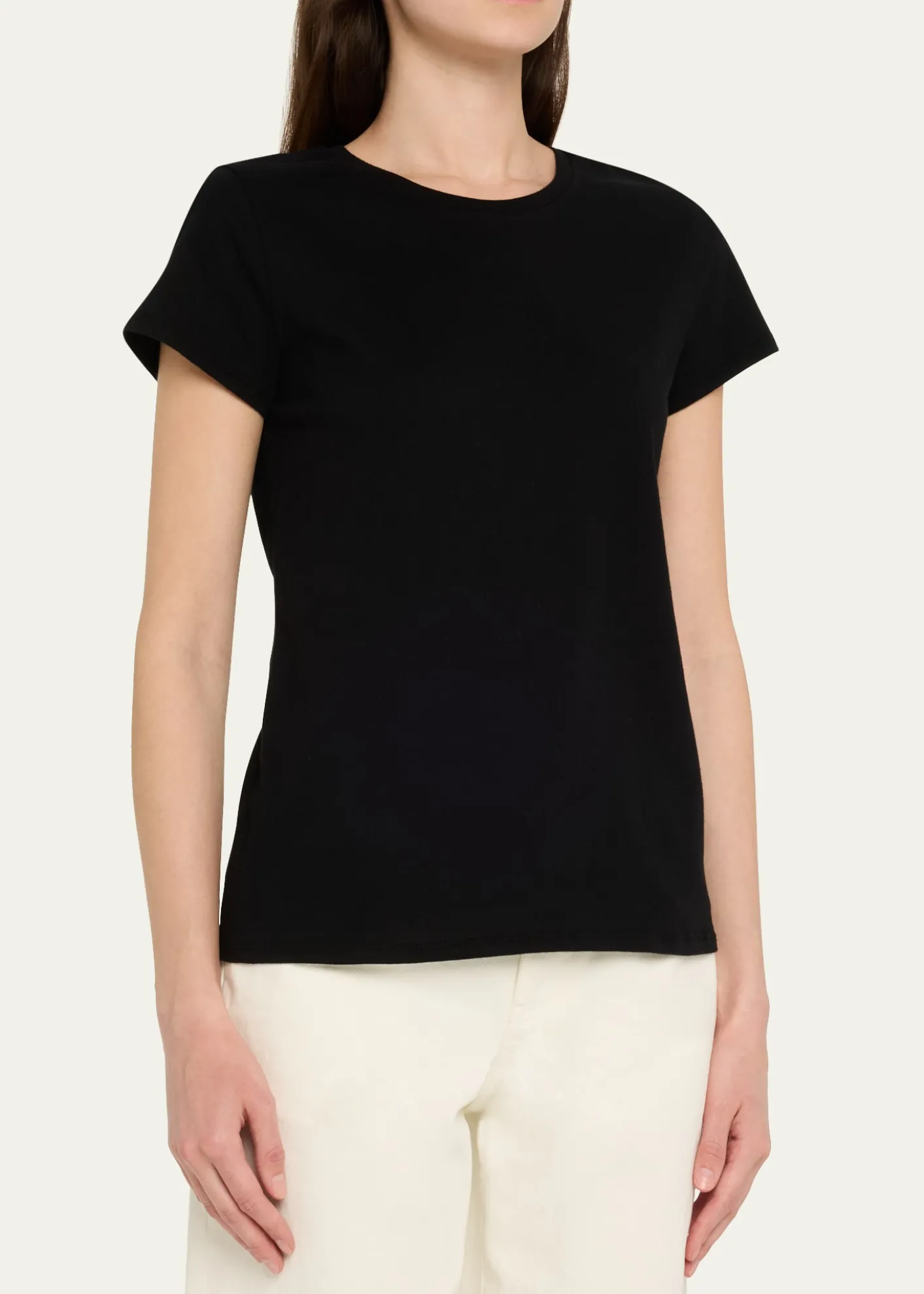 Majestic FilaturesCrewneck Organic Cotton T-Shirt