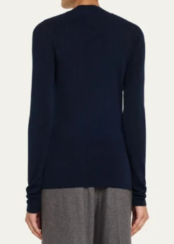 Majestic FilaturesFine Knit Merino Wool-Silk Sweater