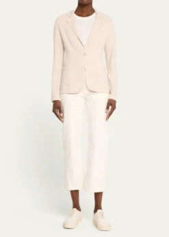 Majestic FilaturesFrench Terry One-Button Blazer