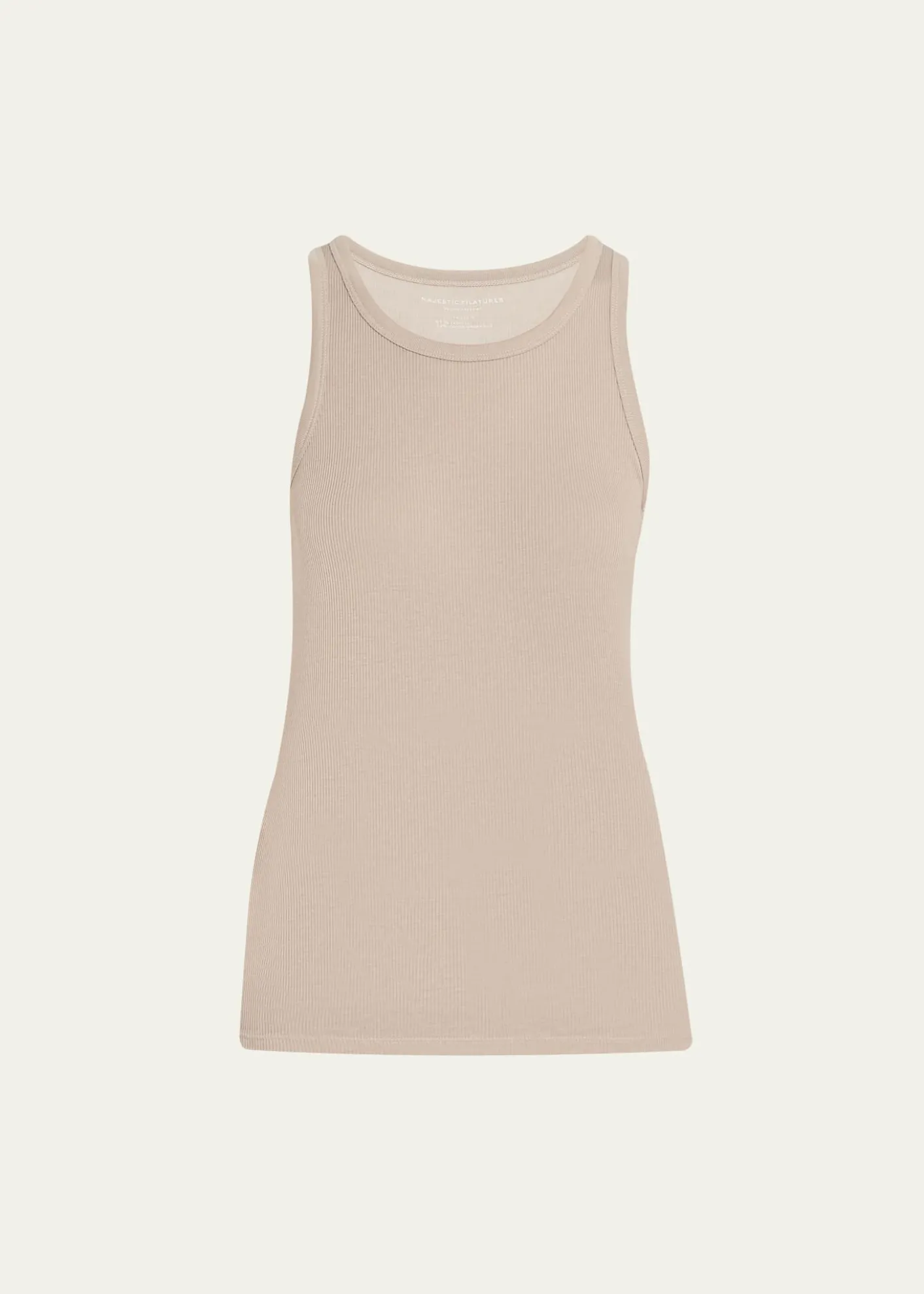 Majestic FilaturesLyocell Cotton Baby Rib Knit Tank