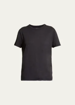 Majestic FilaturesLyocell Cotton Semi-Relaxed Short-Sleeve Crewneck tee