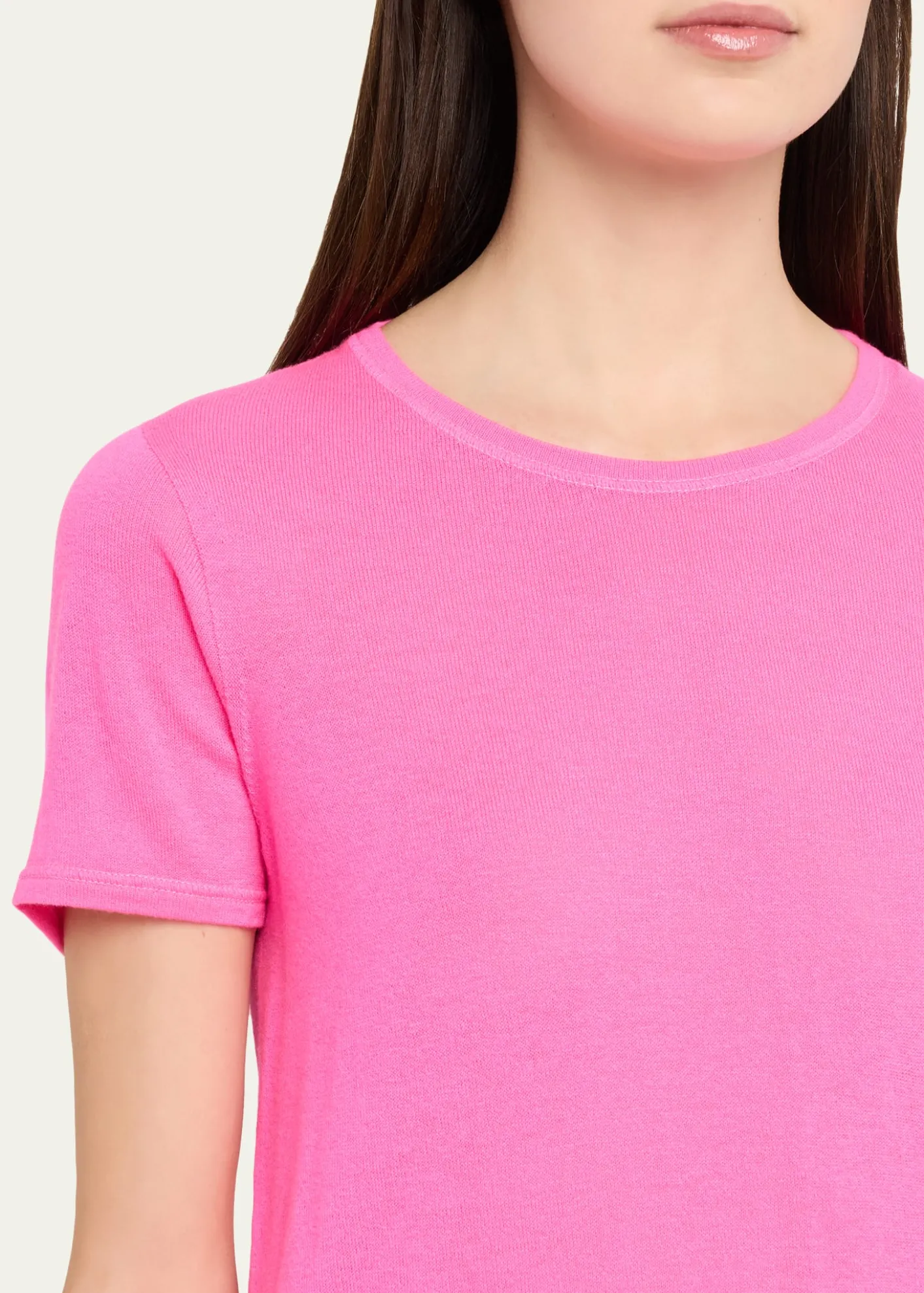 Majestic FilaturesMachine Washable Cashmere Crewneck Top