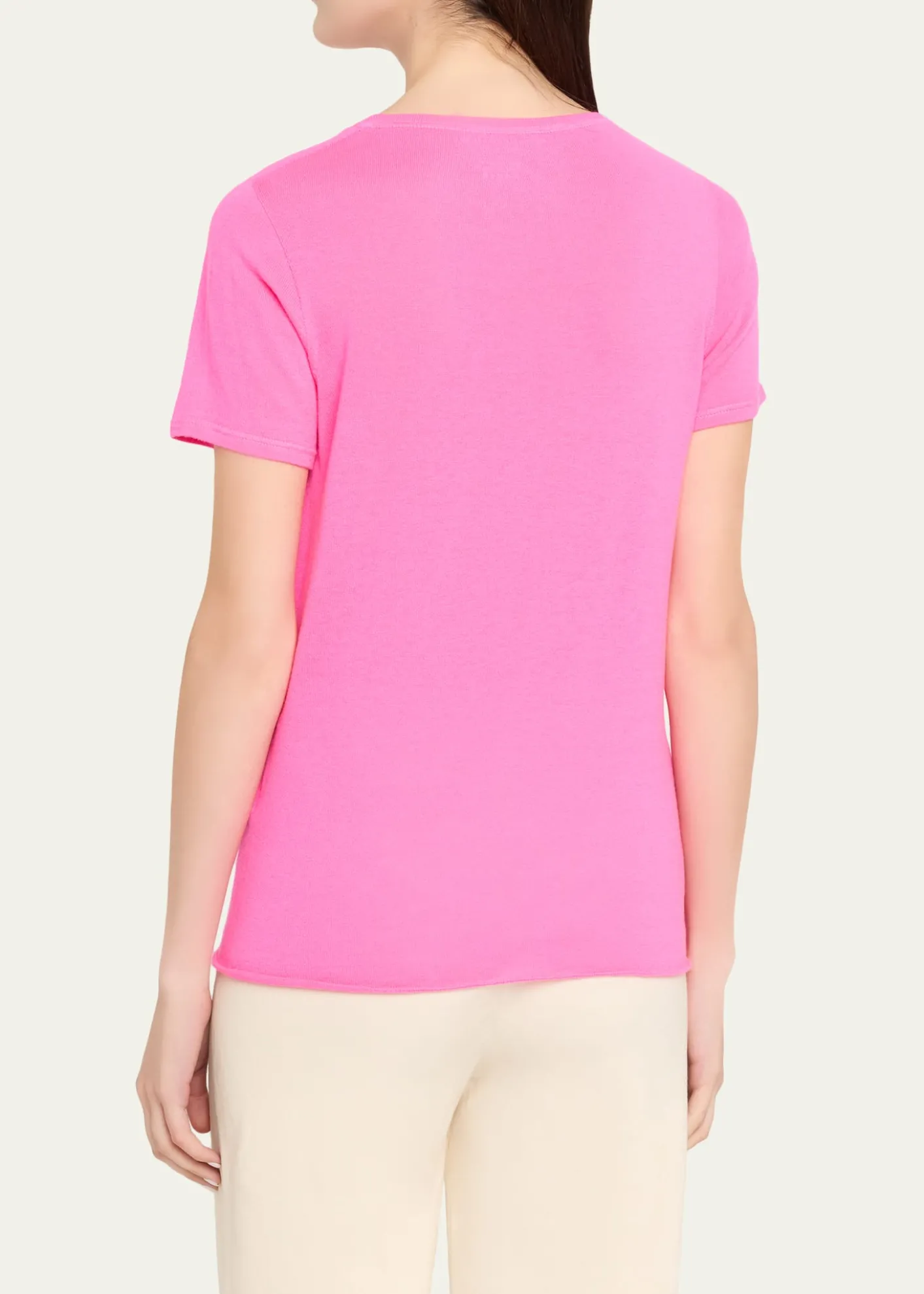 Majestic FilaturesMachine Washable Cashmere Crewneck Top