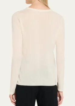 Majestic FilaturesMachine Washable Cashmere Crewneck Pullover