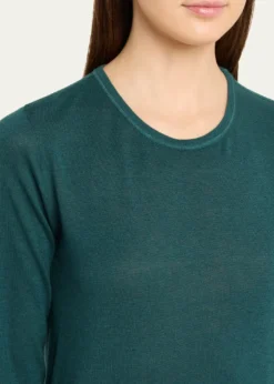 Majestic FilaturesMachine Washable Cashmere Scoop-Neck Pullover