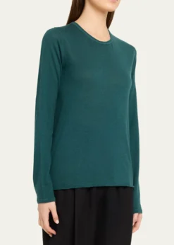 Majestic FilaturesMachine Washable Cashmere Scoop-Neck Pullover