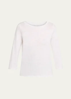 Majestic Filatures3/4-Sleeve Organic Cotton Shirt