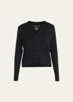 Majestic FilaturesSoft Touch Button-Front Cardigan