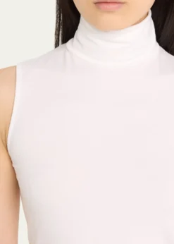 Majestic FilaturesSoft Touch Sleeveless Stretch Turtleneck