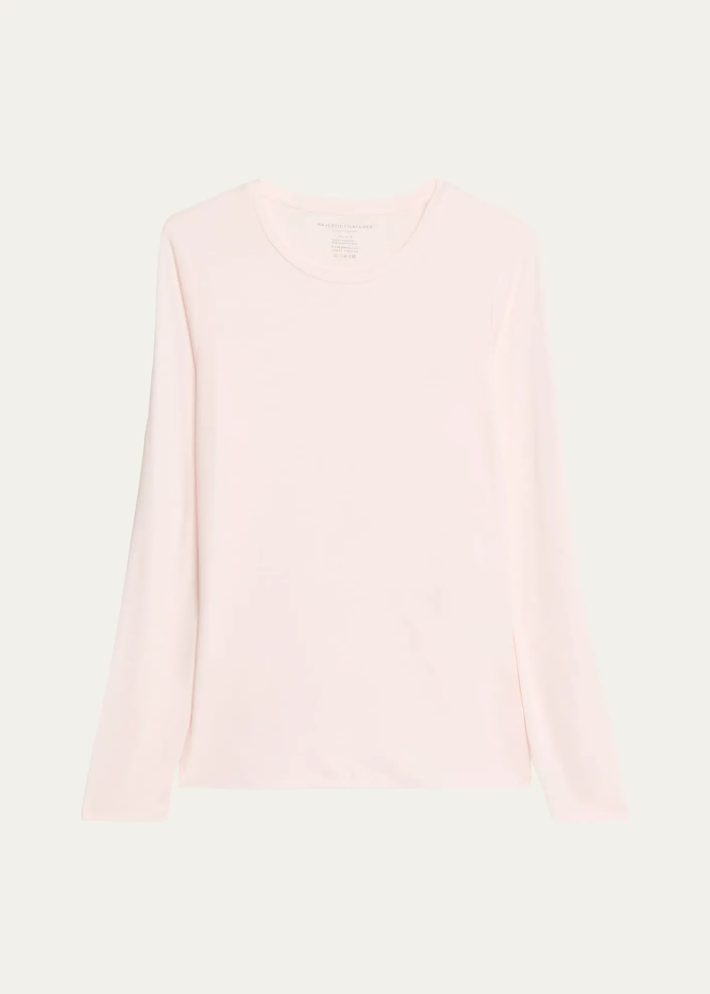 Majestic FilaturesSoft Touch Long-Sleeve Crewneck T-Shirt