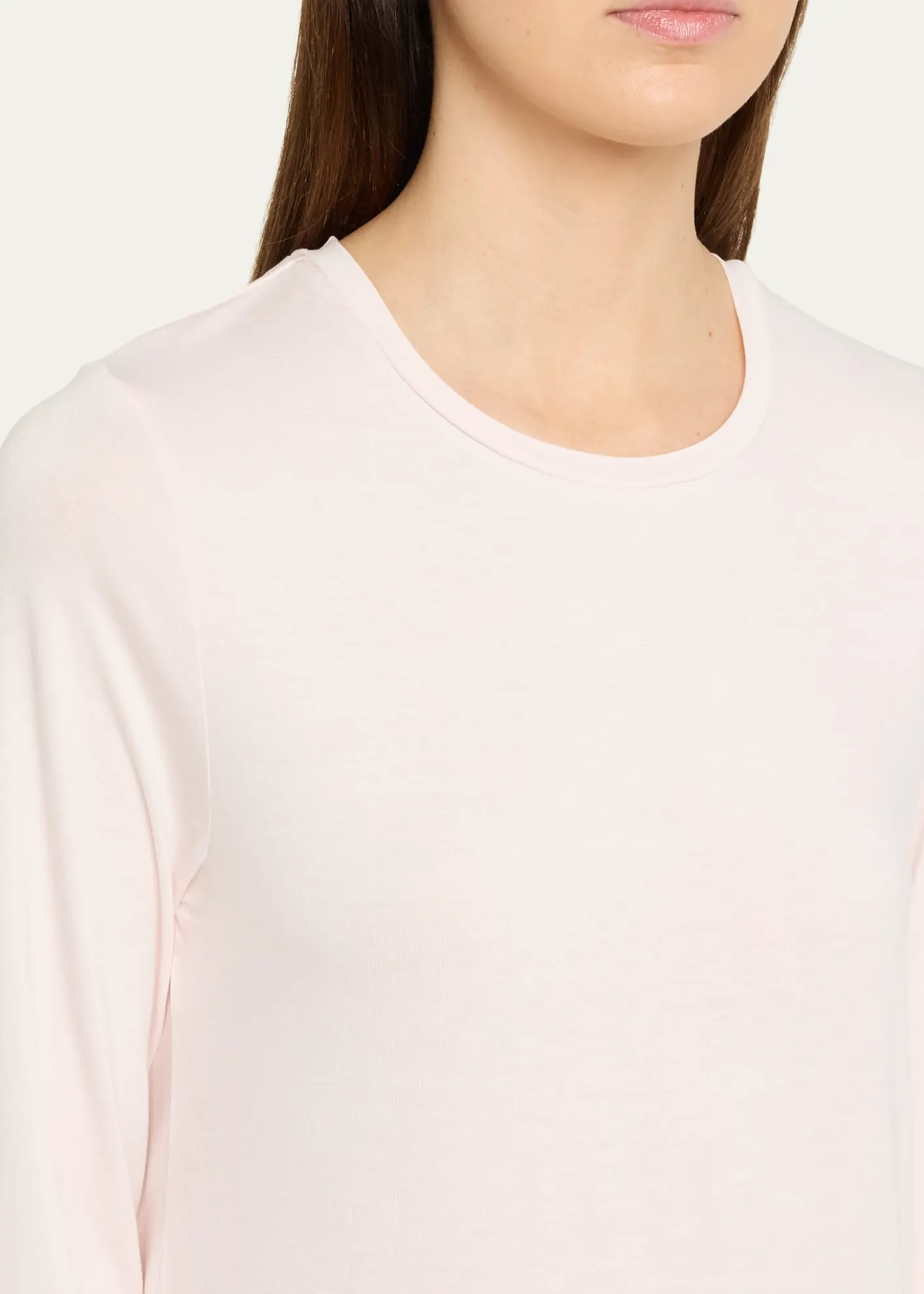 Majestic FilaturesSoft Touch Long-Sleeve Crewneck T-Shirt