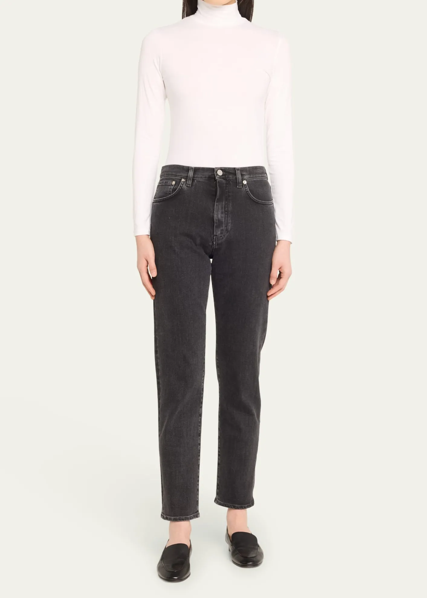 Majestic FilaturesSoft Touch Mock Turtleneck Top