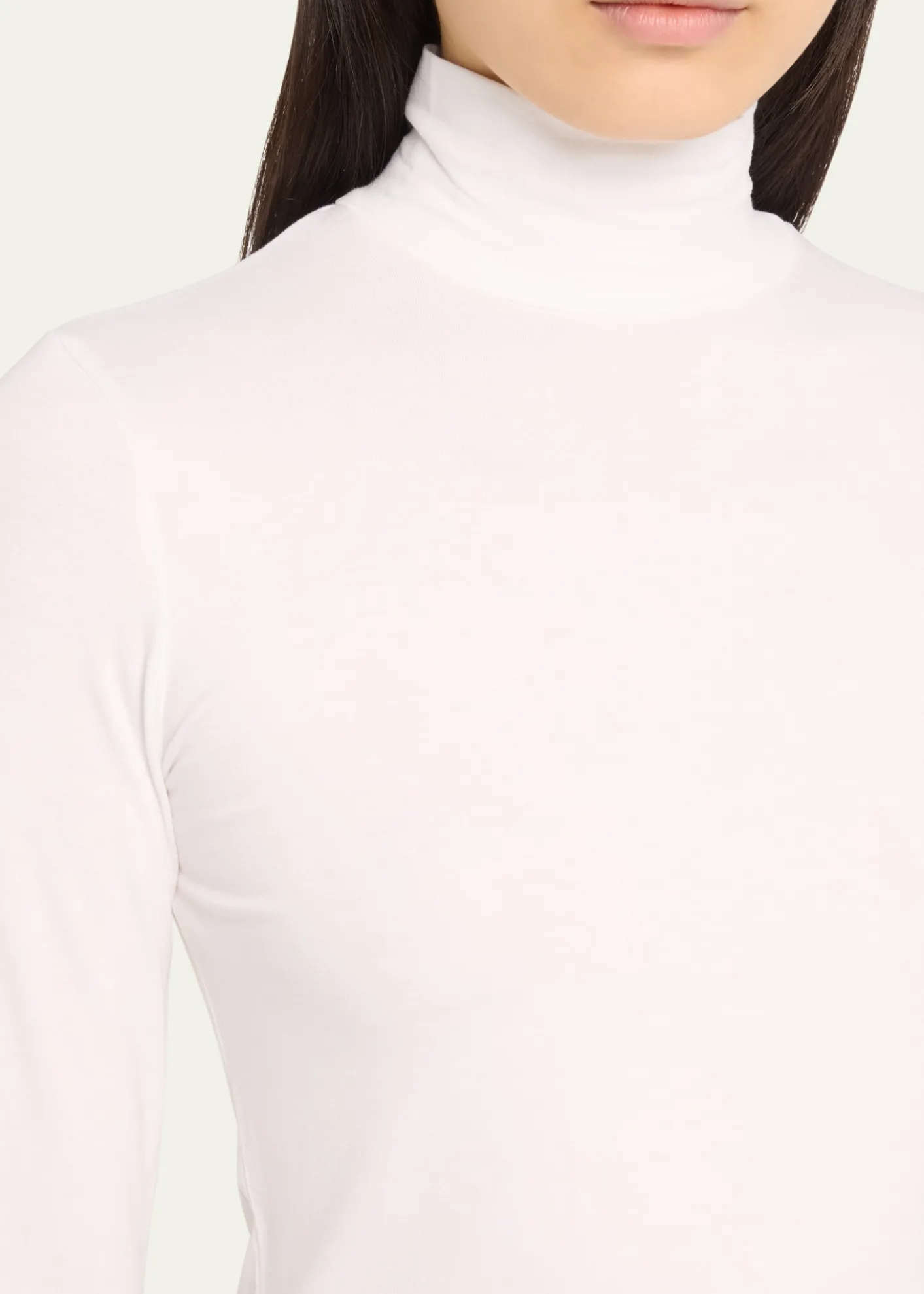 Majestic FilaturesSoft Touch Mock Turtleneck Top