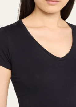 Majestic FilaturesSoft Touch Short-Sleeve V-Neck Tee