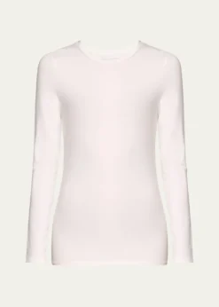 Majestic FilaturesSoft Touch Crewneck Top