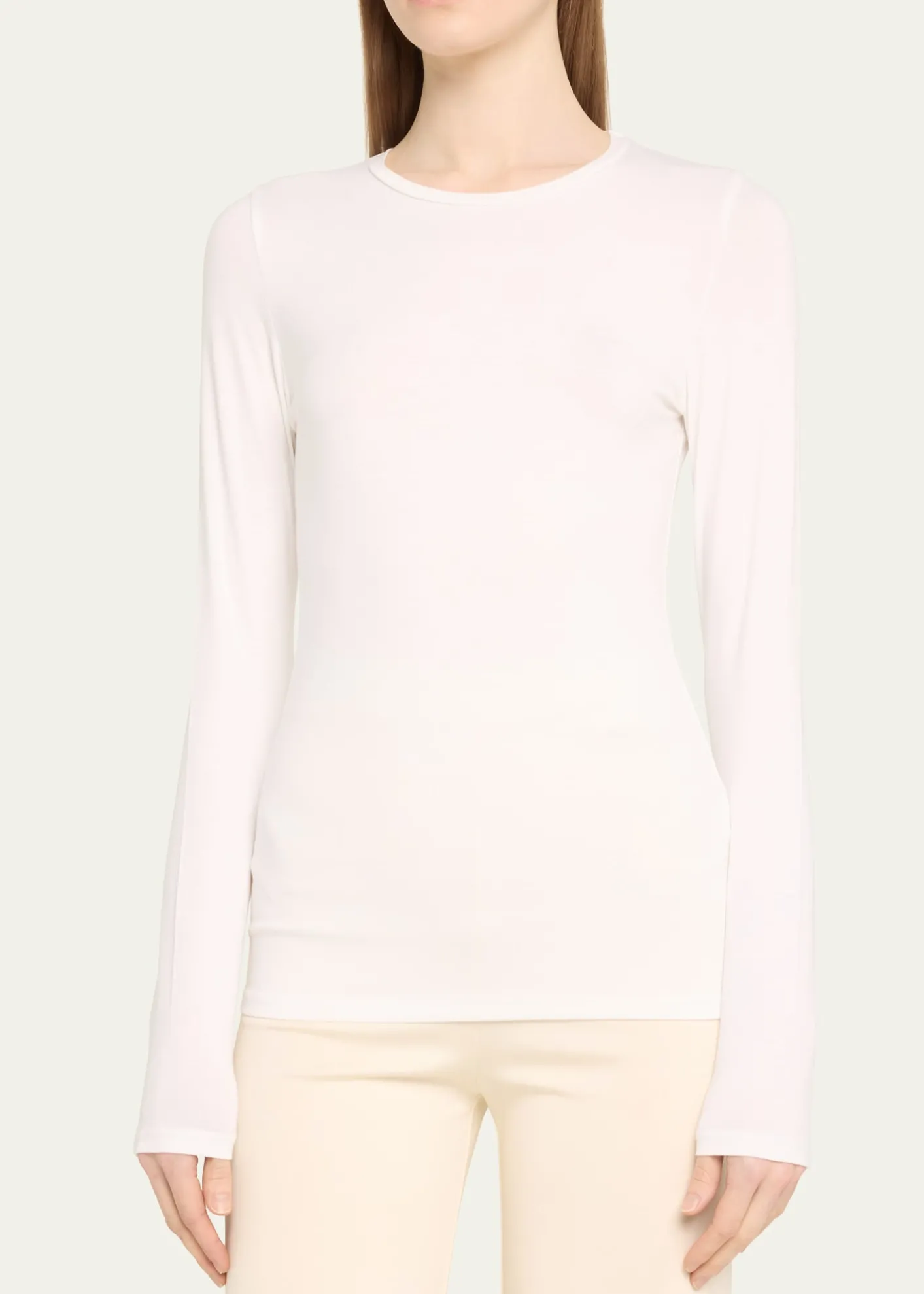 Majestic FilaturesSoft Touch Crewneck Top