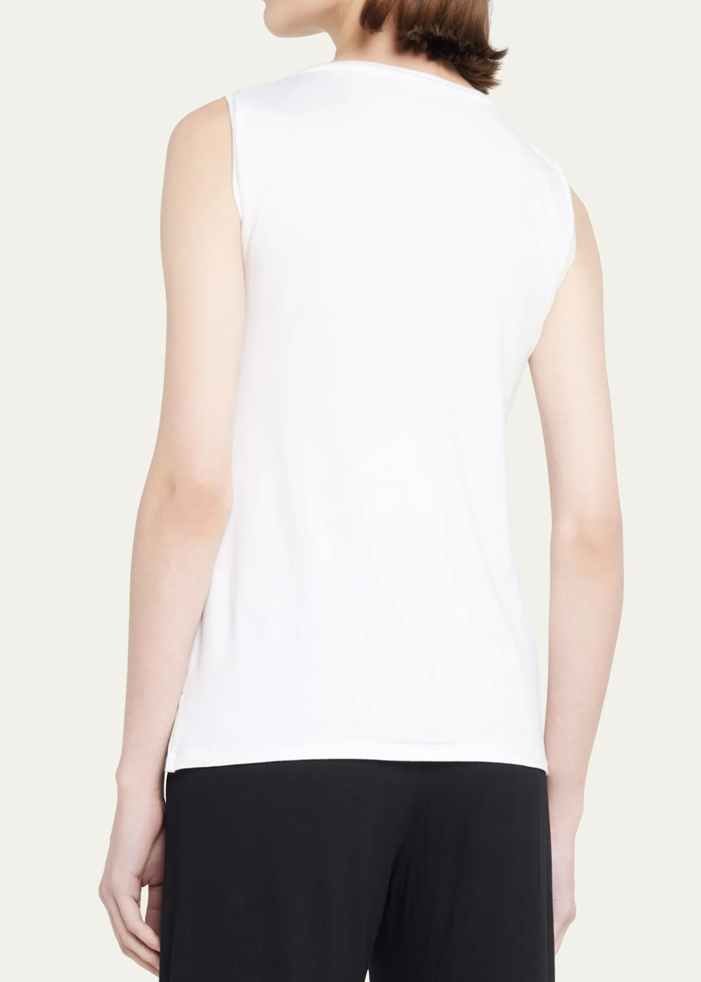 Majestic FilaturesSoft Touch Semi-Relaxed Boat-Neck Tank