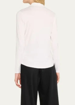Majestic FilaturesSoft Touch Button-Down Shirt with Pockets