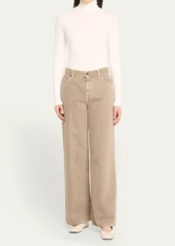Majestic FilaturesSoft Touch Long-Sleeve Turtleneck