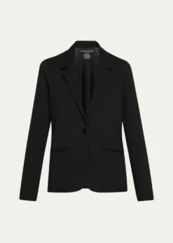 Majestic FilaturesSoft Touch Single-Button Blazer