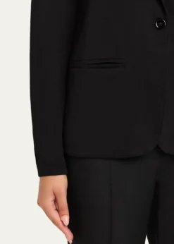 Majestic FilaturesSoft Touch Single-Button Blazer