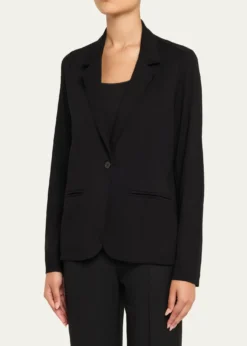 Majestic FilaturesSoft Touch Single-Button Blazer