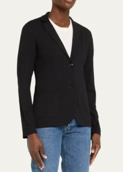 Majestic FilaturesSoft Touch Two-Button Blazer