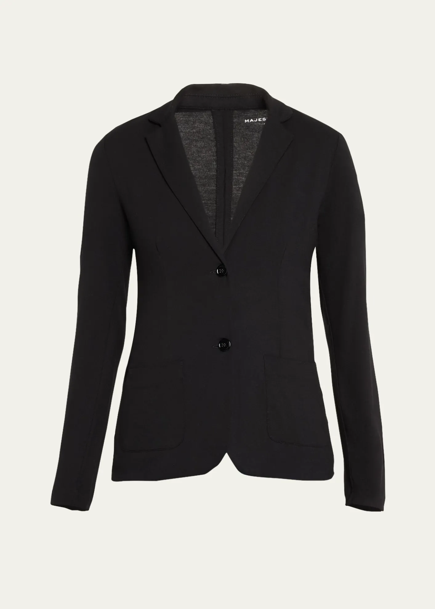 Majestic FilaturesSoft Touch Two-Button Blazer