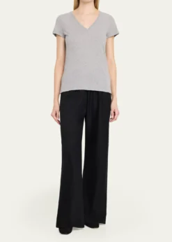 Majestic FilaturesV-Neck Deluxe Organic Cotton T-Shirt