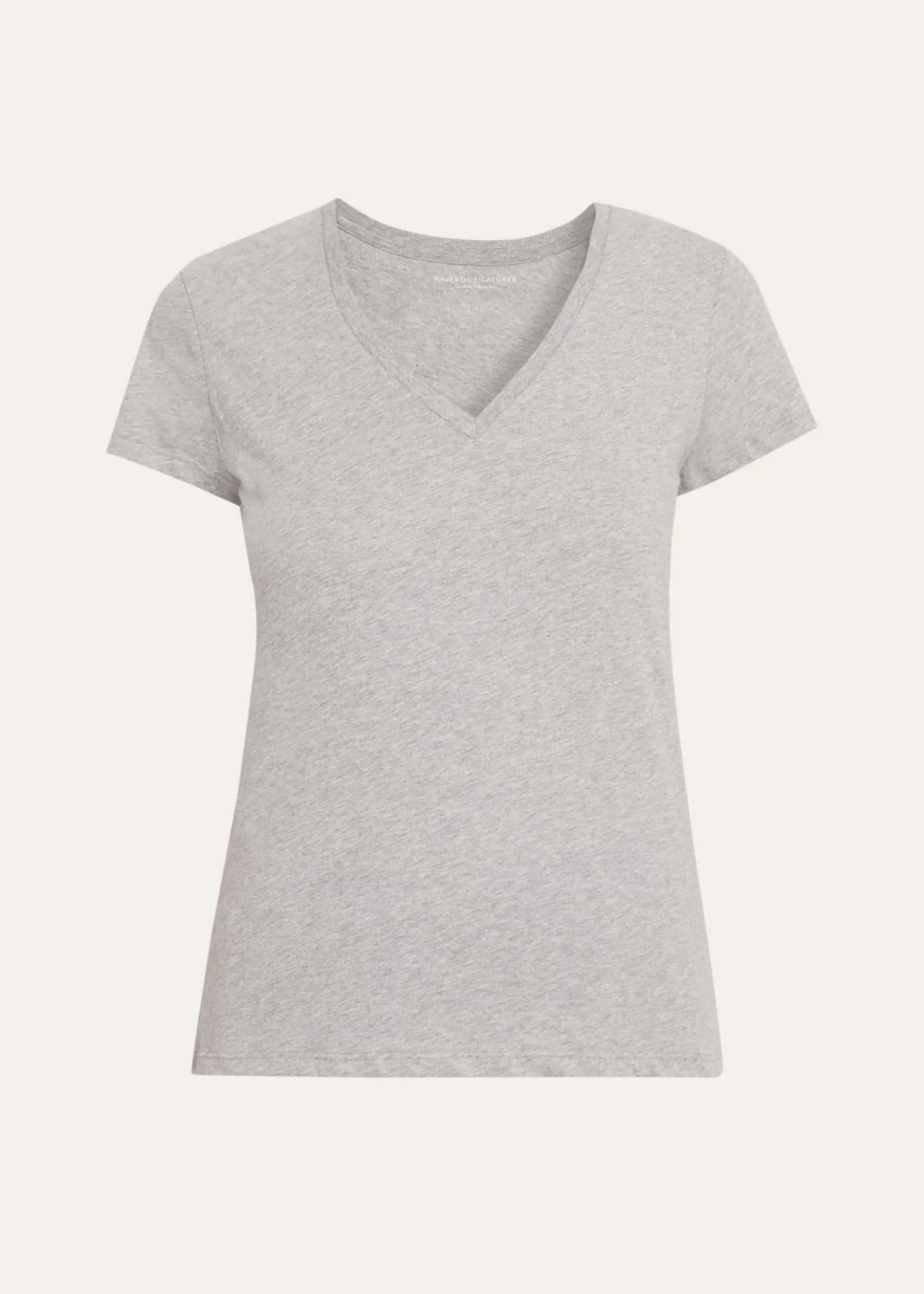 Majestic FilaturesV-Neck Deluxe Organic Cotton T-Shirt