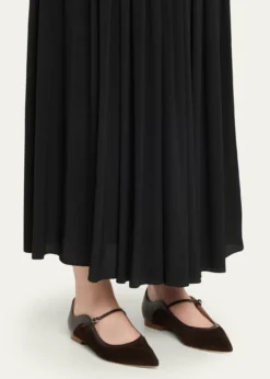 Malone SouliersCorina Monoblock Pointed-Toe Ballerina Flats
