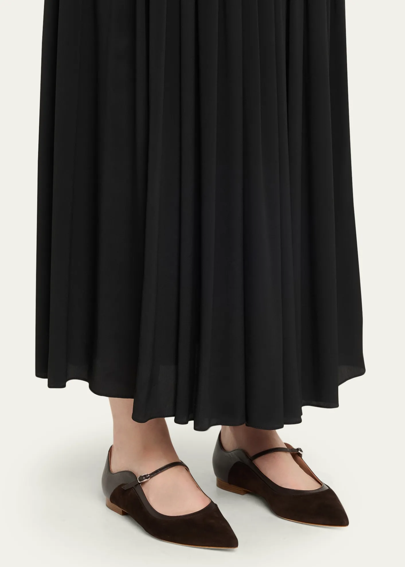 Malone SouliersCorina Monoblock Pointed-Toe Ballerina Flats