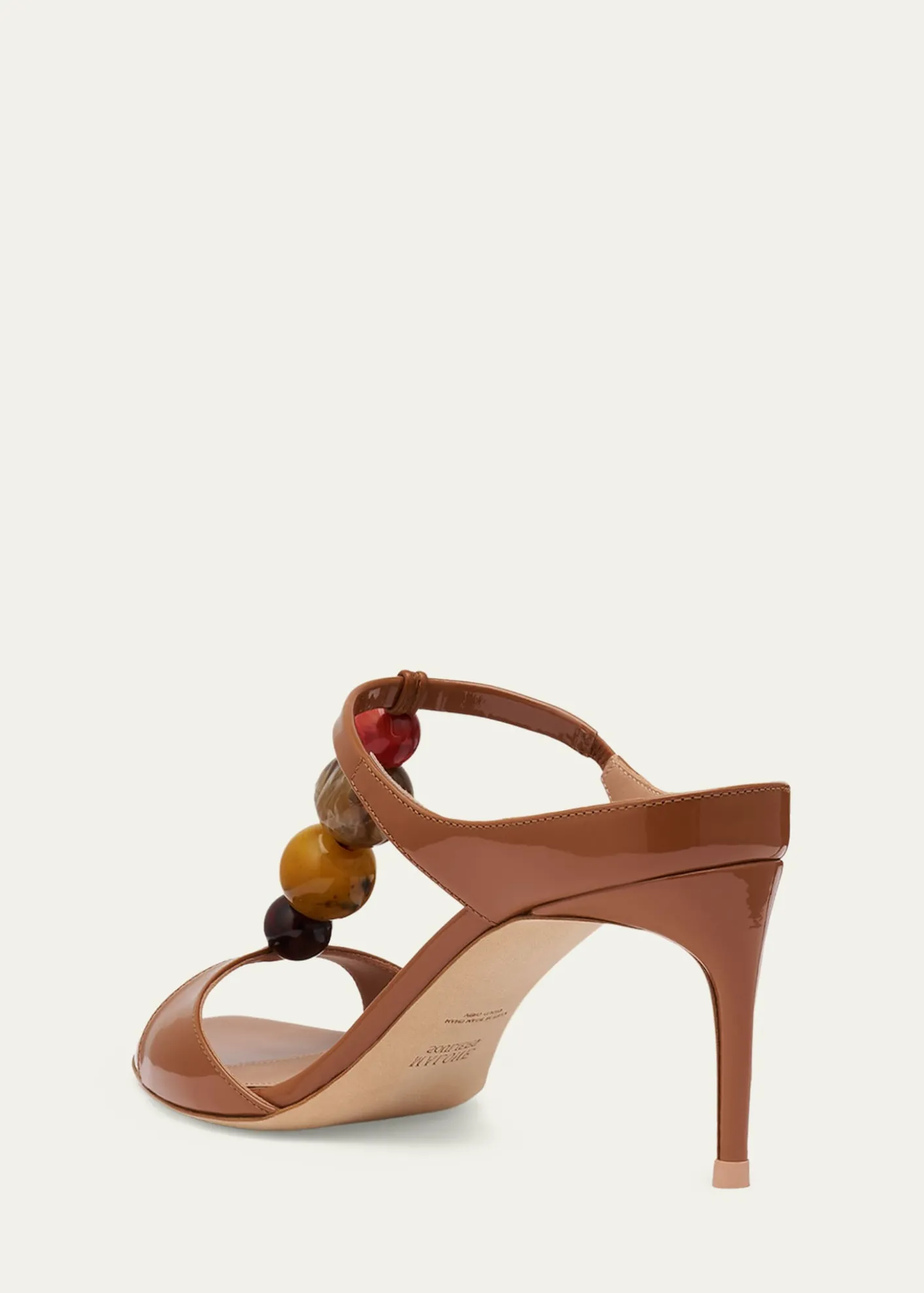 Malone Souliers70mm Lena Resin Patent Leather Mules