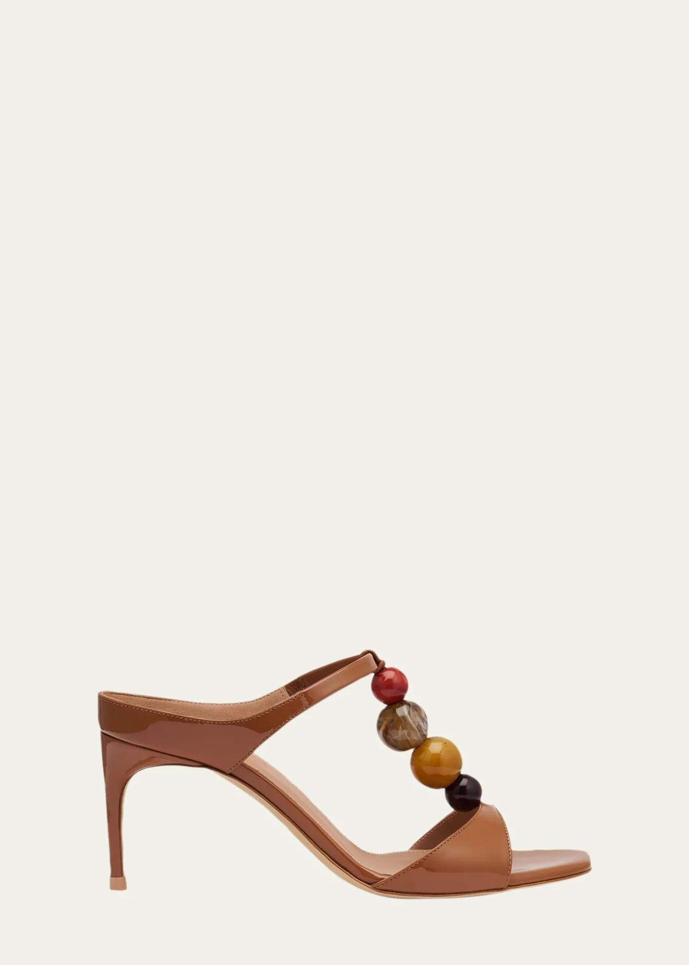 Malone Souliers70mm Lena Resin Patent Leather Mules