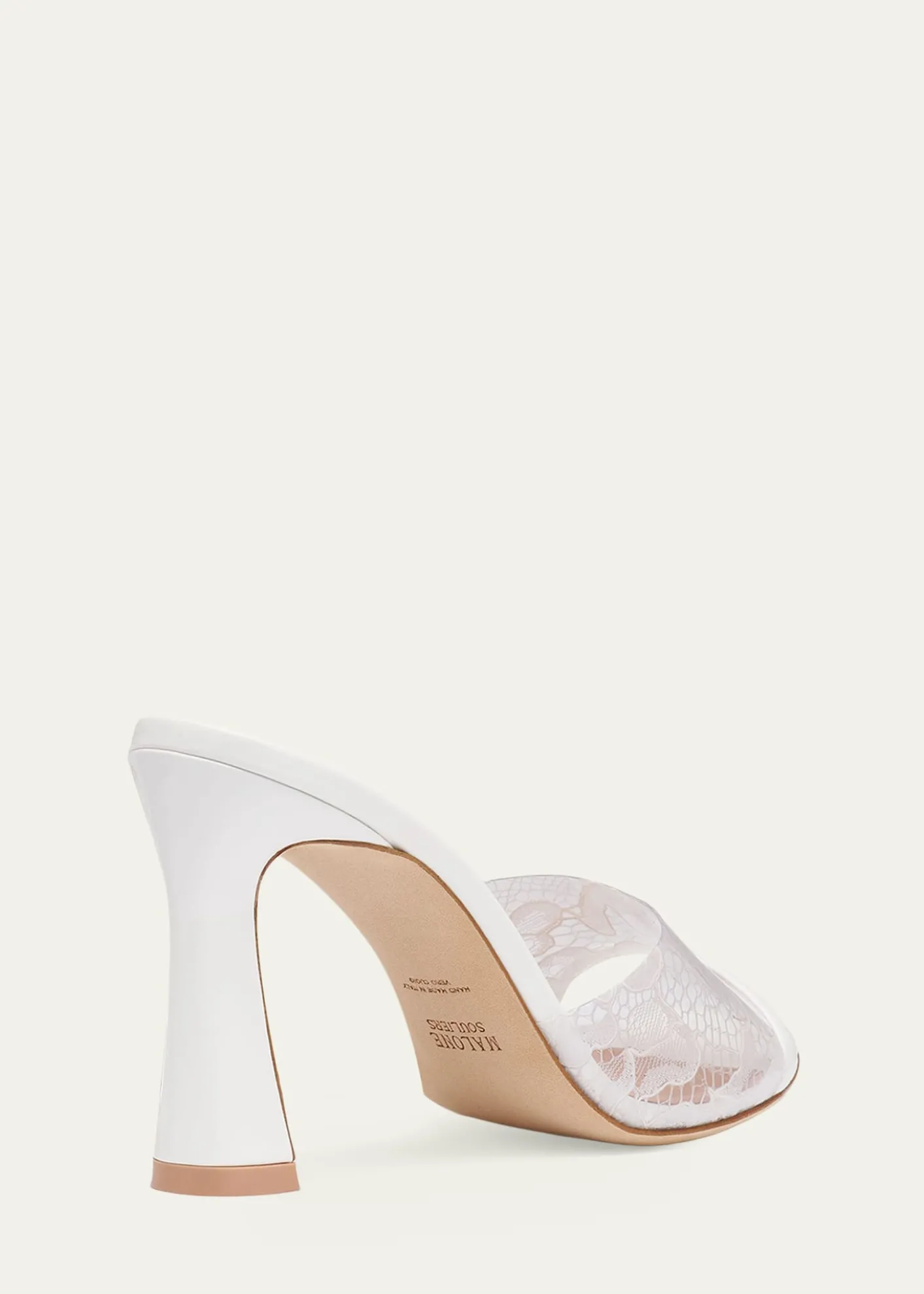Malone Souliers90mm Roxanna Lace Mule Sandals
