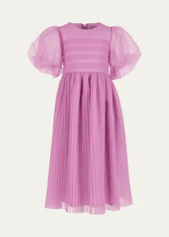 Mama LumaGirl's Flowy A-Line Organza Dress, Size 3T-12
