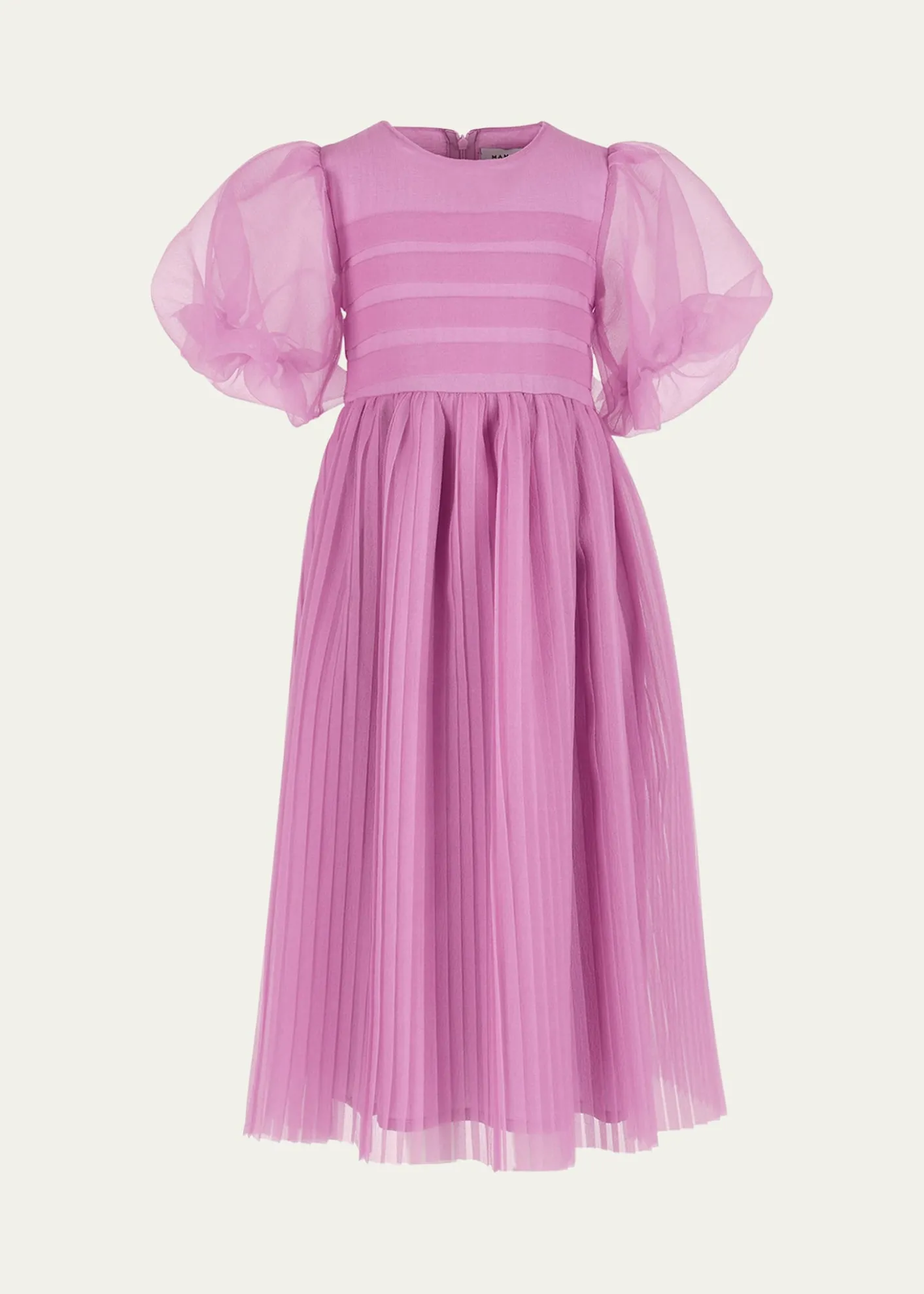 Mama LumaGirl's Flowy A-Line Organza Dress, Size 3T-12