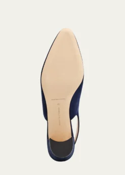 Manolo BlahnikAllurasan Suede Slingback Pumps