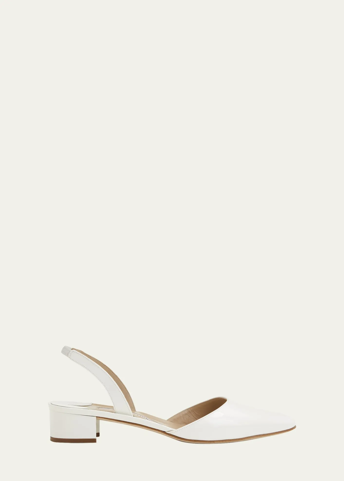 Manolo BlahnikAspro Patent Slingback Ballerina Pumps