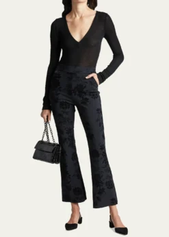 Manolo BlahnikAspro Suede Block-Heel Slingback Pump